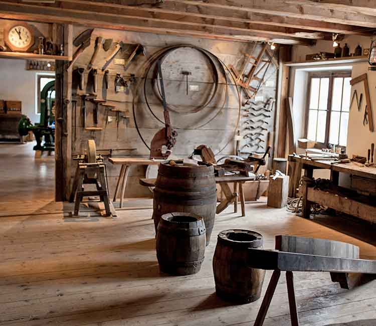 brewery museum-kloster-ettal with workshop